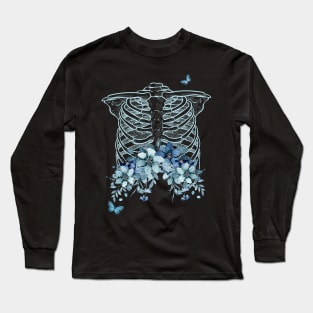 Floral Ribcage Long Sleeve T-Shirt